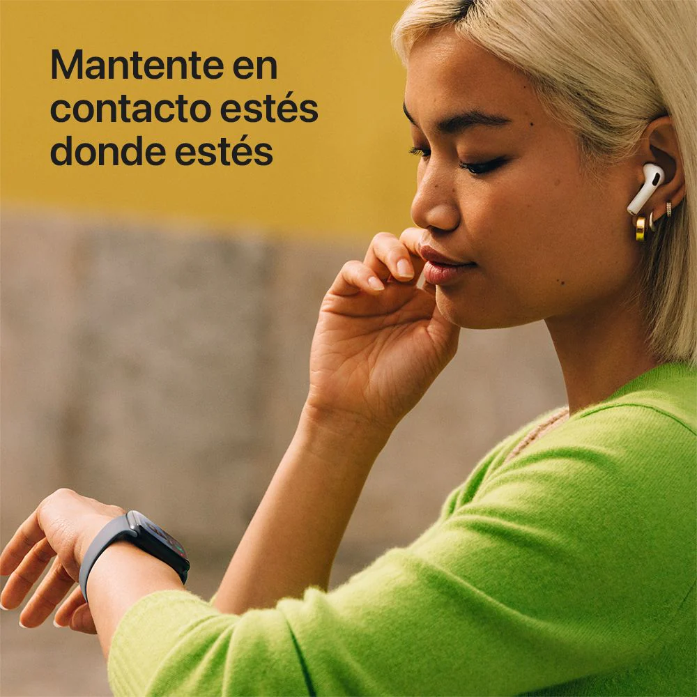 Apple Watch SE 3 GPS • Caja de aluminio color medianoche de 44 mm • Correa deportiva color medianoche - S/M - Image 4