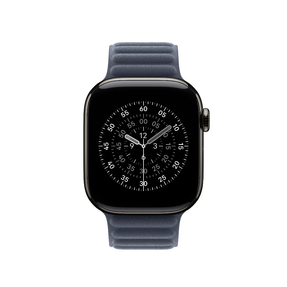 Correa de eslabones magnéticos azul marino para caja de 42 mm – S/M - Image 3