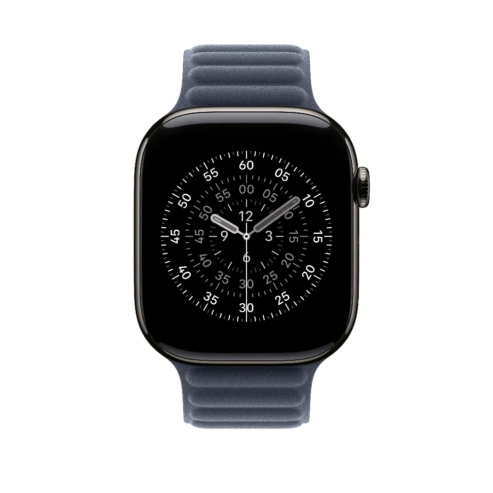 Correa de eslabones magnéticos azul marino para caja de 46 mm – S/M - Image 3