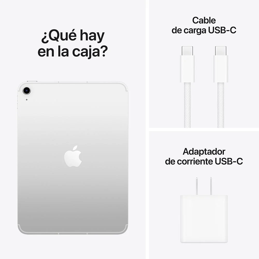 iPad Wi-Fi + Cellular 128 GB - Plata (A16) - Image 8