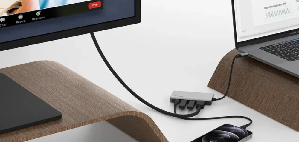 Adaptador Multipuerto Belkin USB-C 4 en 1 - Plata - Image 7
