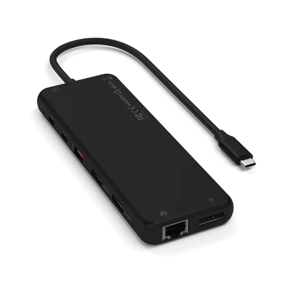 Adaptador Multipuerto Satechi de Triple Pantalla 13 en 1 USB-C - Negro - Image 2