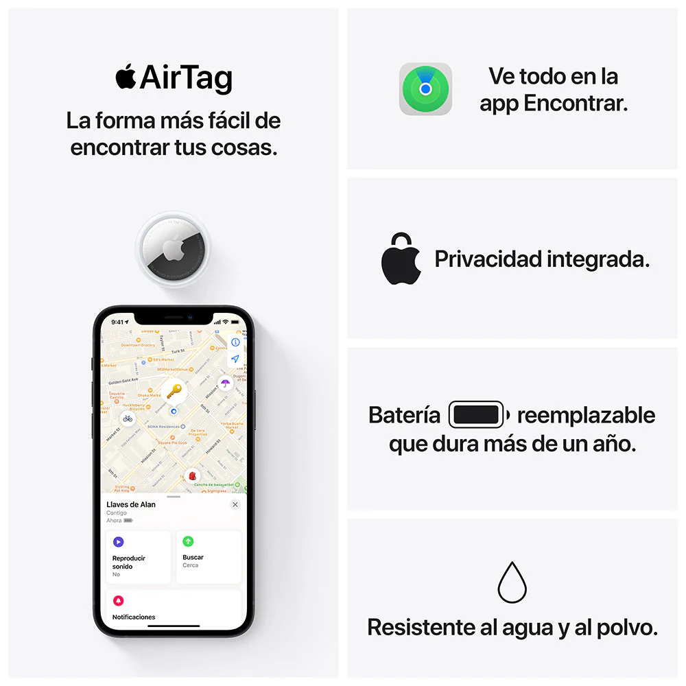AirTag 1.ª generación (4 piezas) - Image 7