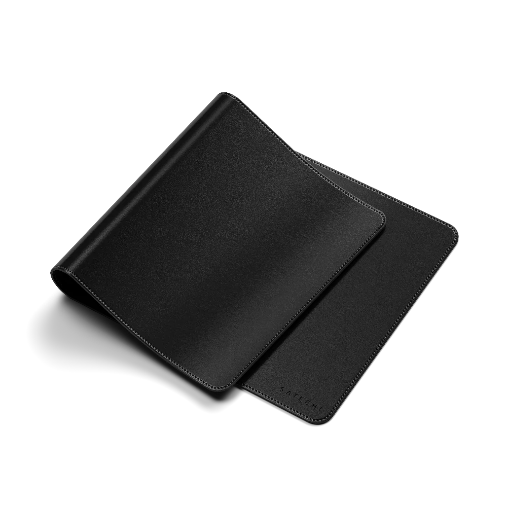 Alfombra de Escritorio Satechi Cuero Vegano Premium - Negro - Image 3