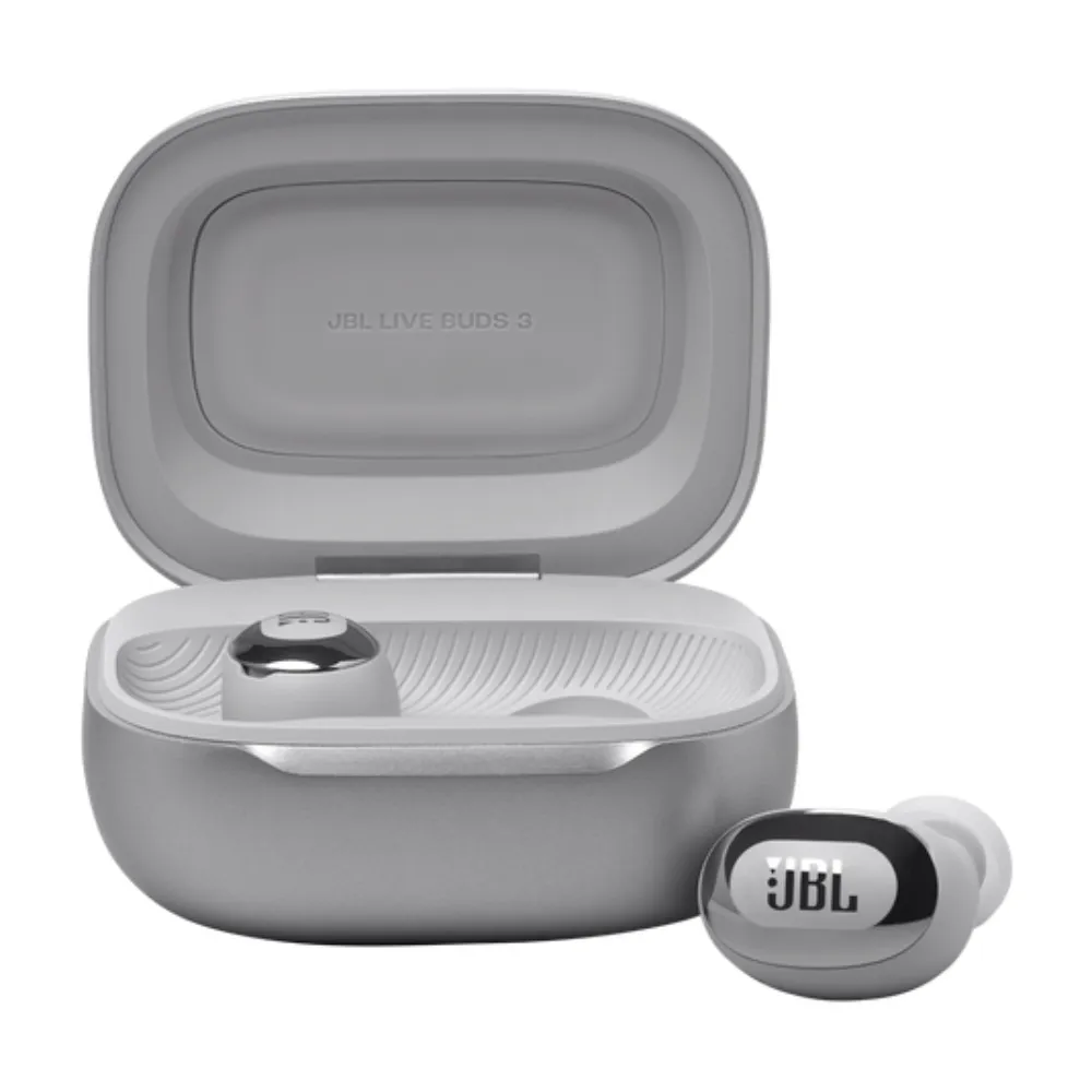 Audífonos JBL Live Buds 3 NC Inálambricos - Plata - Image 7