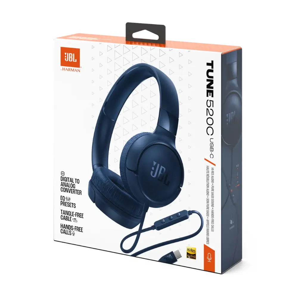 Audífonos JBL Tune 520C USB-C - Azul - Image 8