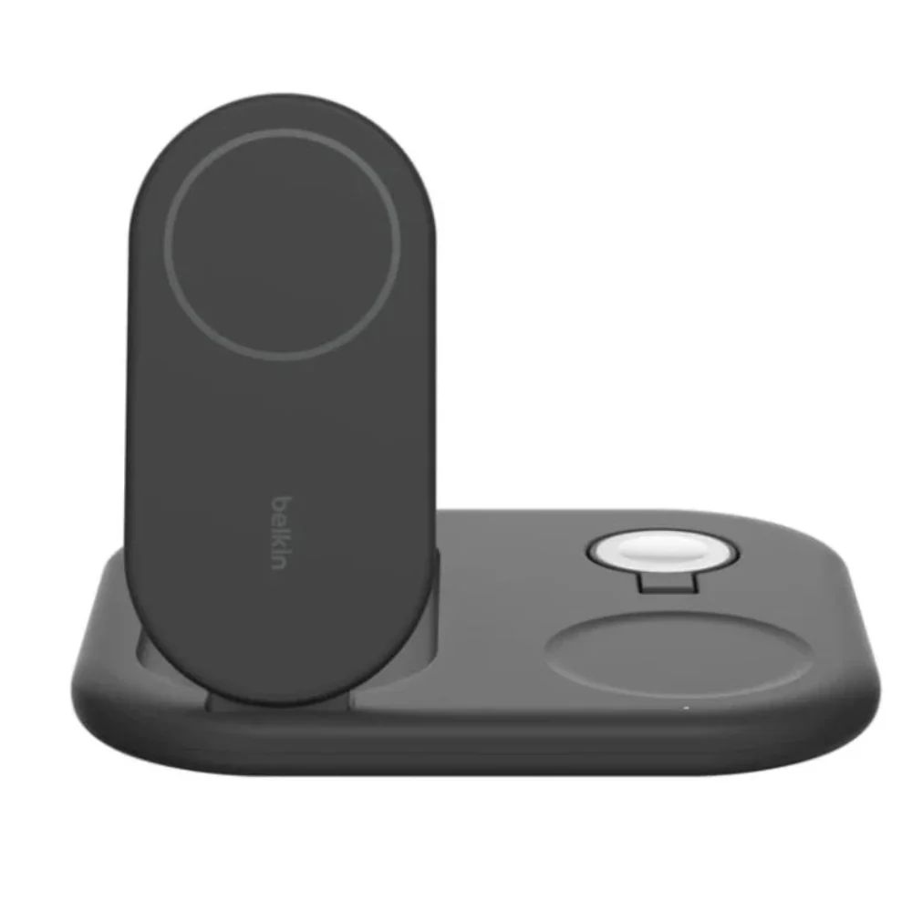 Base de carga Belkin Qi2 3 en 1 plegable 15W - Negro - Image 2