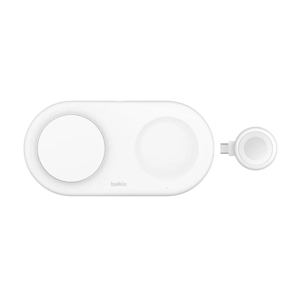 Base de Carga Magnética Belkin 3 en 1 Qi2 15W - Blanco - Image 4