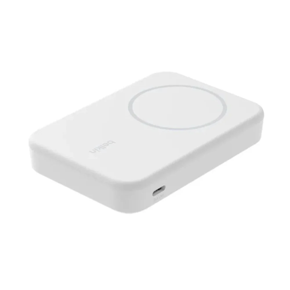 Batería Magnética Inalámbrica Belkin Qi2 15W 8000 mAh + Soporte - Blanca - Image 3