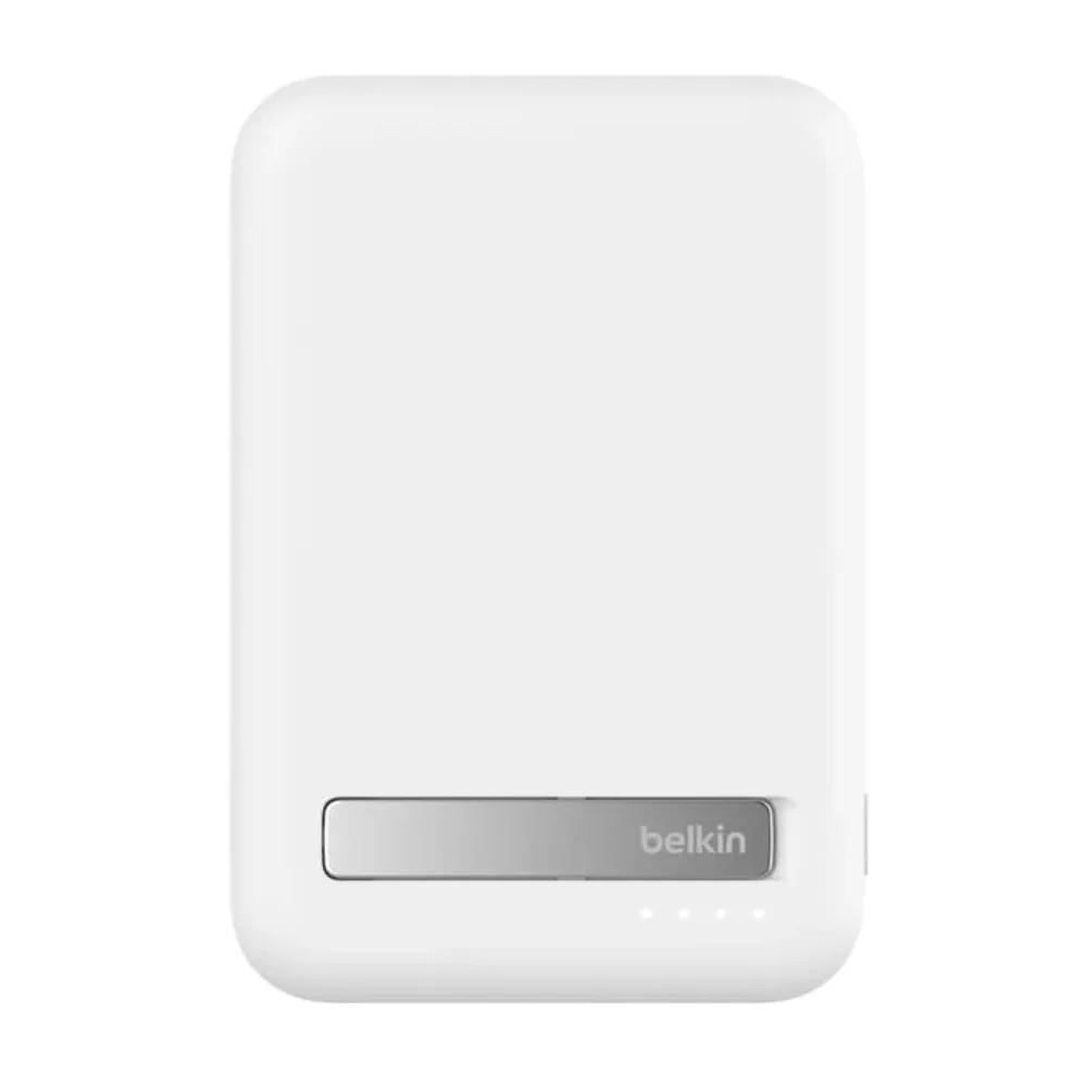 Batería Magnética Inalámbrica Belkin Qi2 15W 8000 mAh + Soporte - Blanca - Image 4