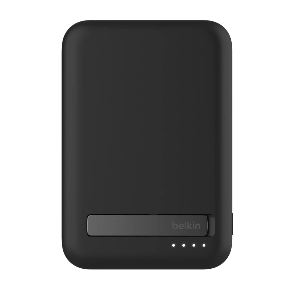 Batería Magnética Inalámbrica Belkin Qi2 - 8000 mAh + Soporte - Negro - Image 4