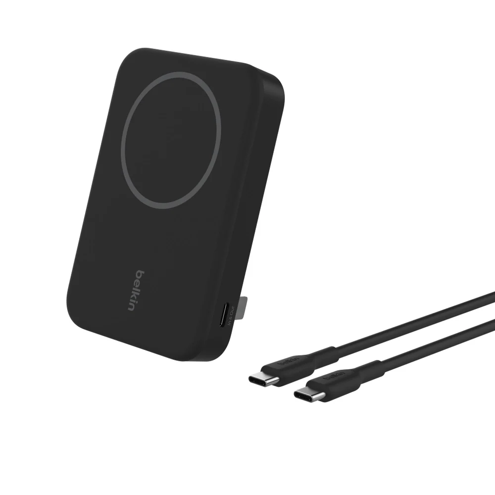 Batería Magnética Inalámbrica Belkin Qi2 - 8000 mAh + Soporte - Negro - Image 6