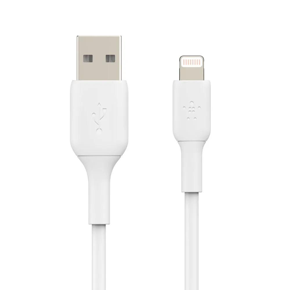 Cable Belkin BoostCharge USB-A a Lightning 3m Blanco - Image 2