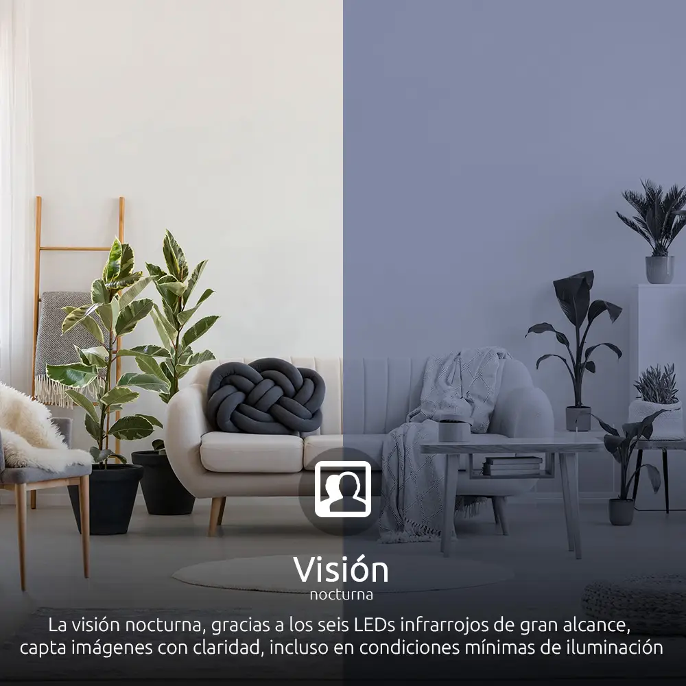 Cámara Inteligente Nexxt 2K para Interior - Blanca - Image 5
