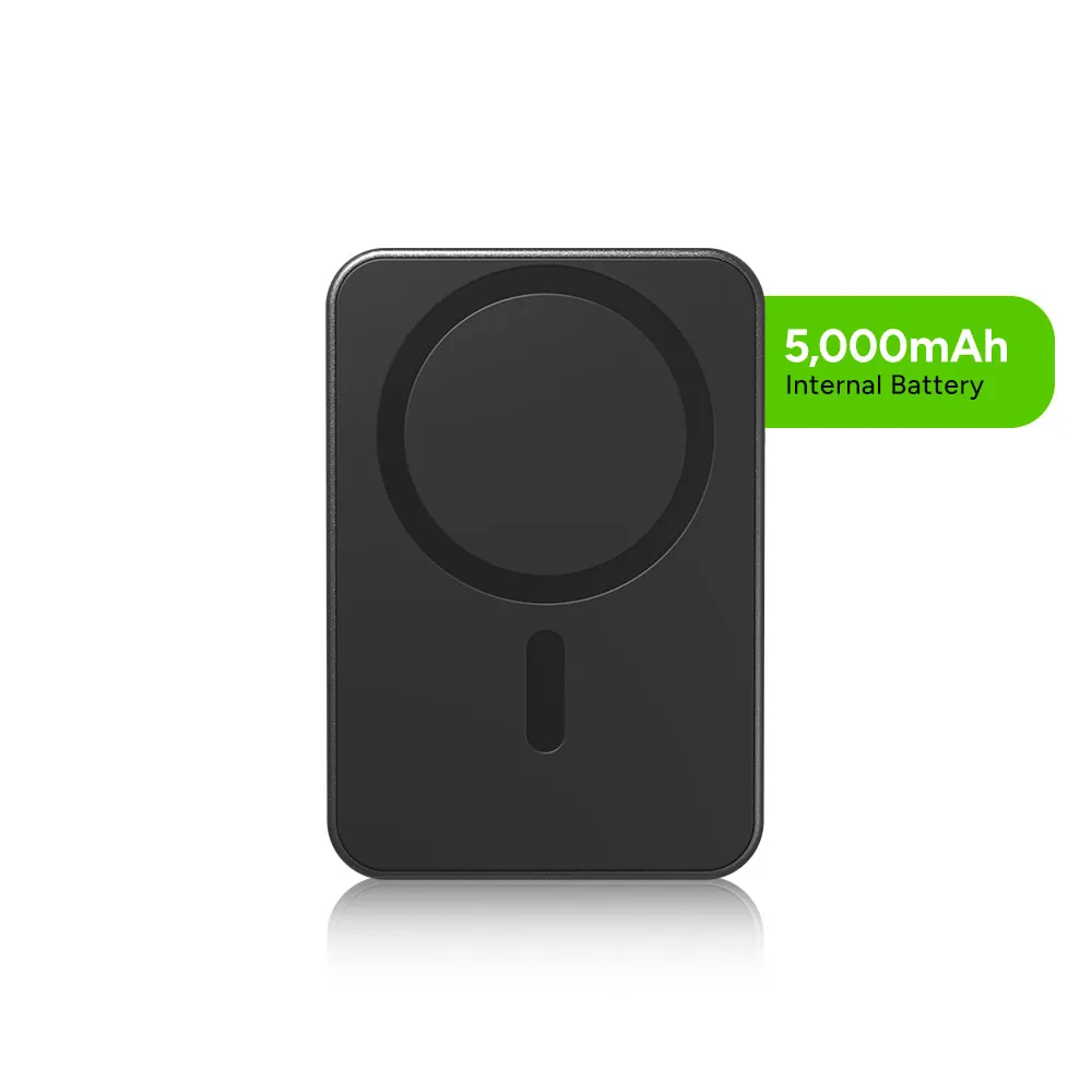 Cargador Inalambrico Mophie Qi2 Snap+ Powerstation Mini 5.000 mAh - Negro - Image 4
