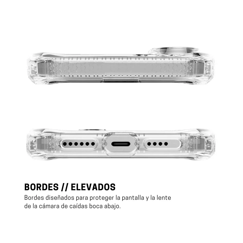 Case ItSkins Hybrid R Clear con MagSafe para iPhone 16 - Transparente - Image 4