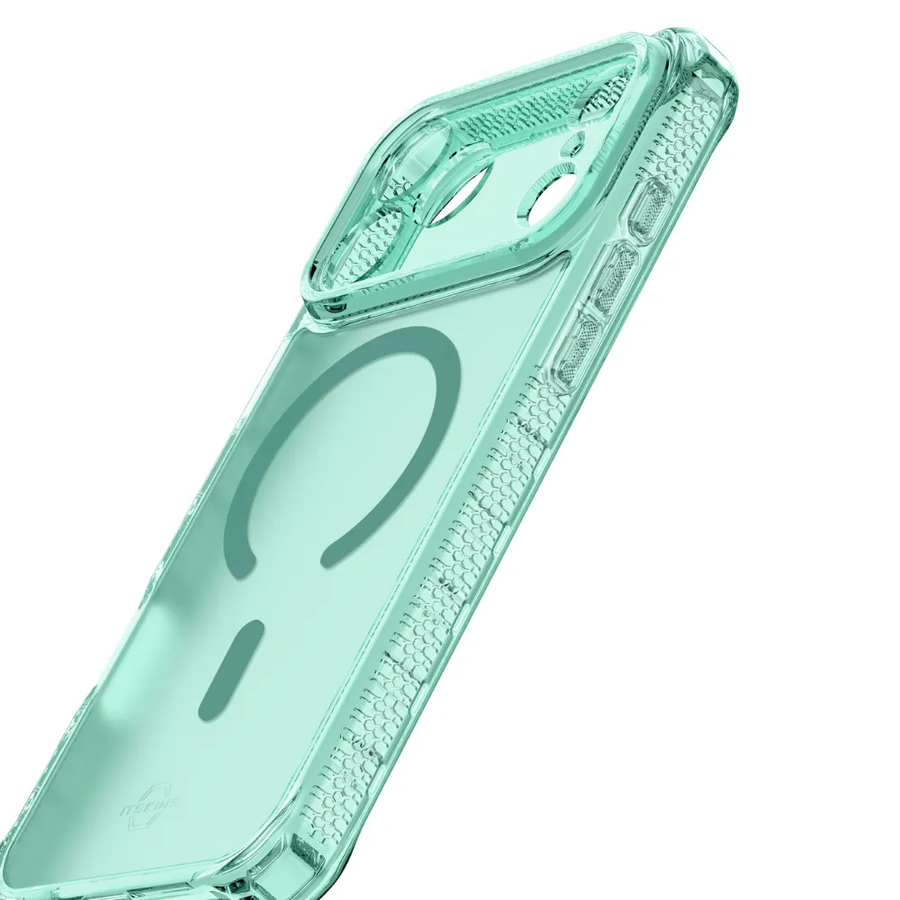 Case ItSkins Hybrid R Vapor con MagSafe para iPhone 17 Pro Max - Verde - Image 4