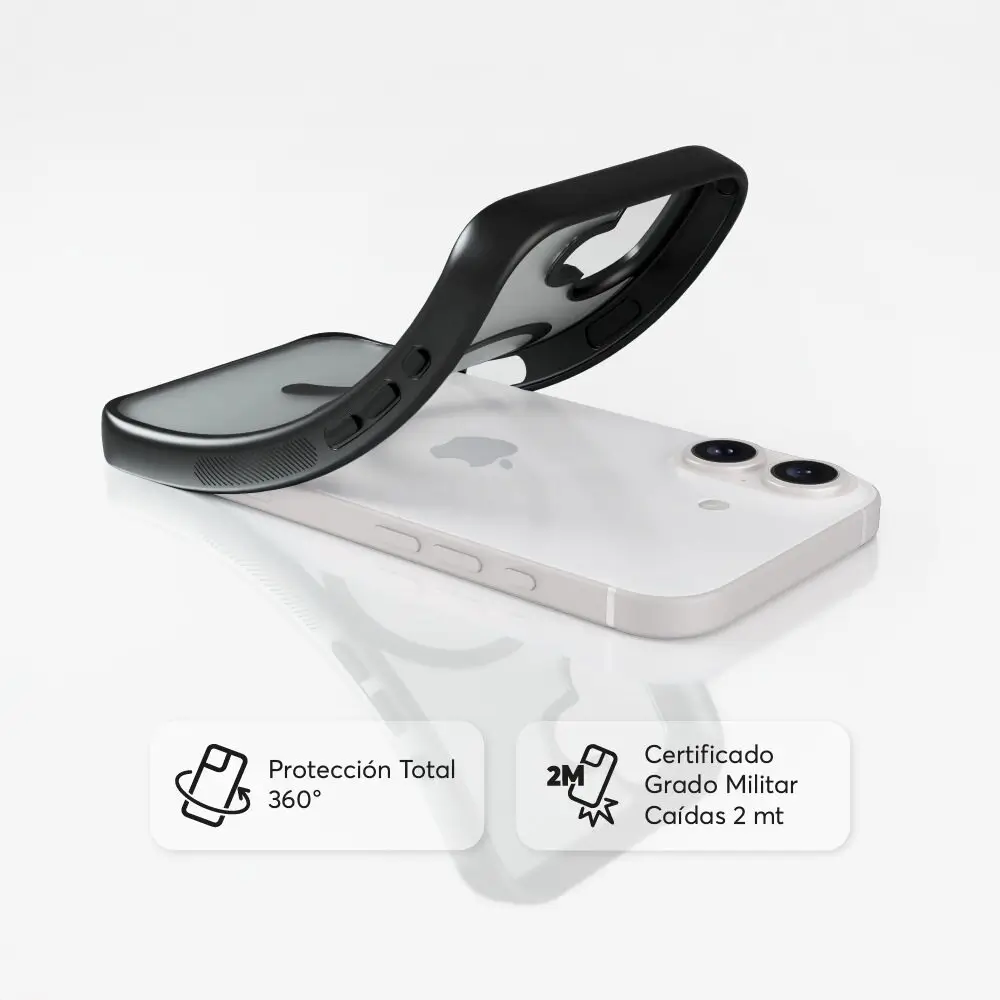 Case NCO SafeCase Lite con MagSafe para iPhone 16 - Negro - Image 3