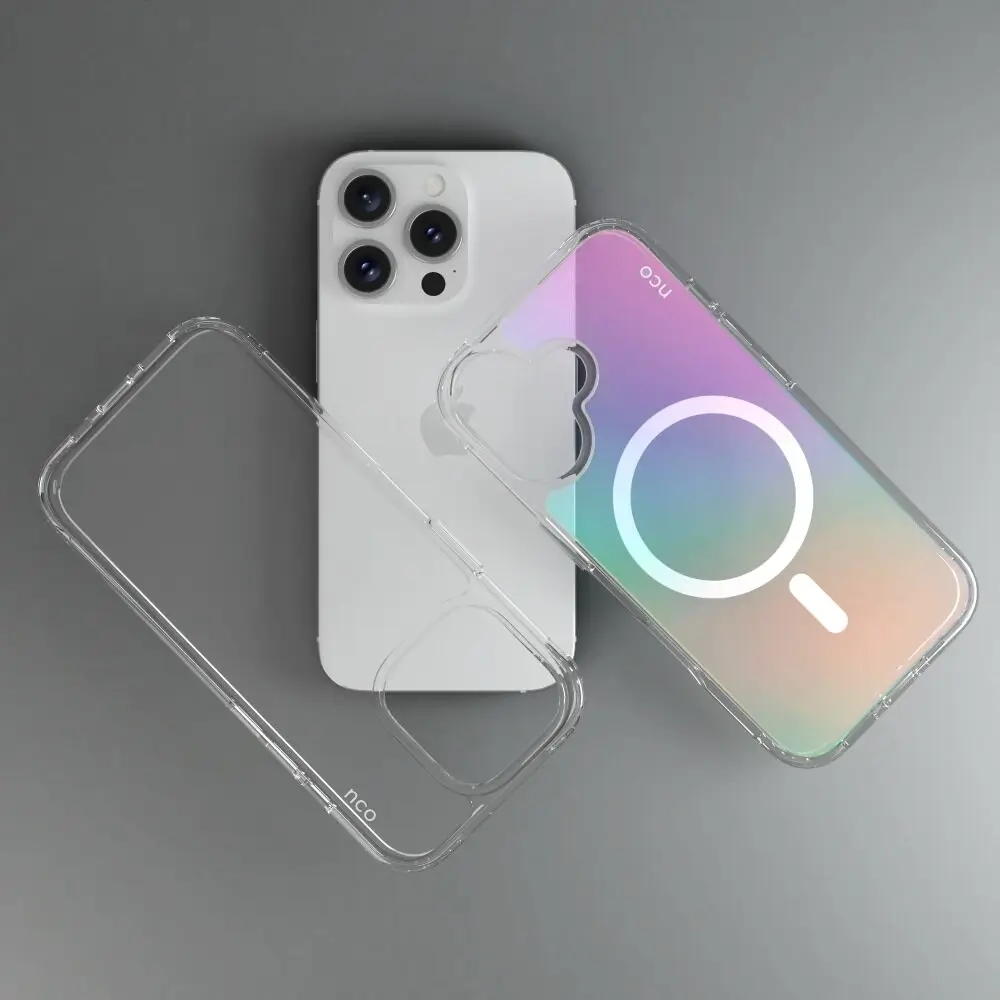 Case NCO SafeCase Clear con MagSafe para iPhone 16 Pro - Multicolor - Image 5