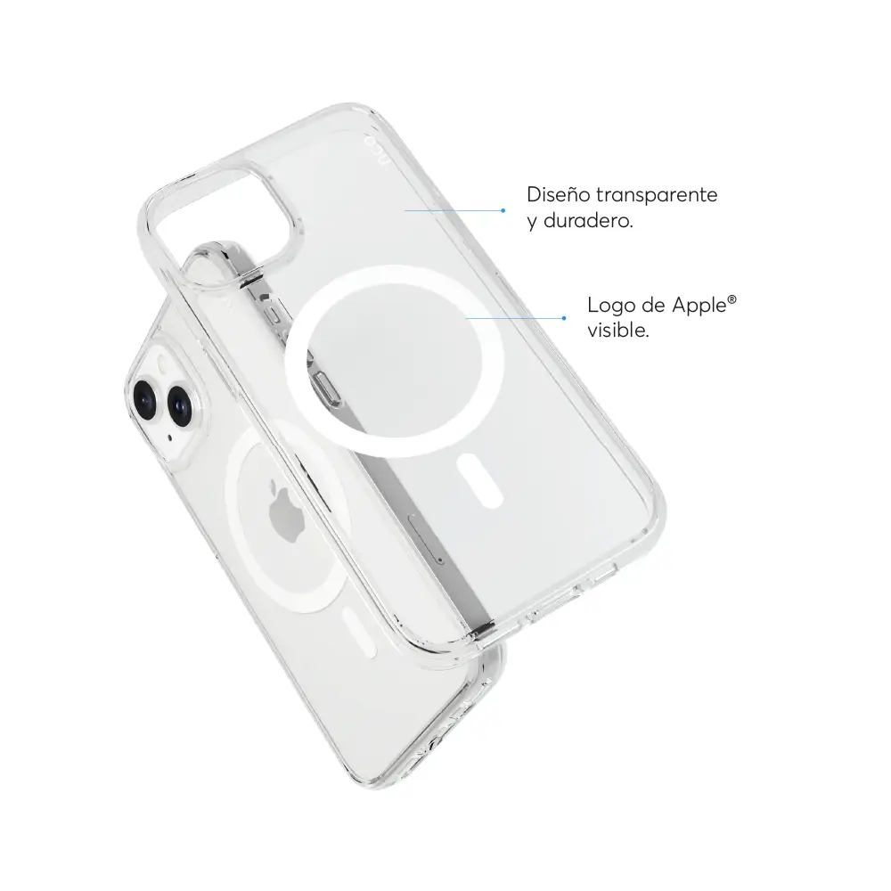 Case NCO SafeCase clear con MagSafe para iPhone 13/14 - Transparente - Image 3