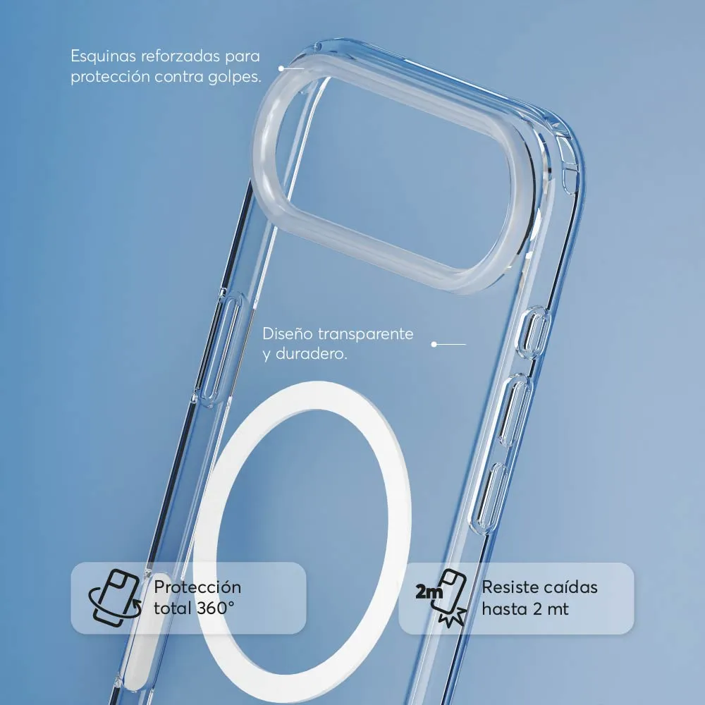 Case NCO SafeCase para iPhone 17 Air con MagSafe - Transparente - Image 3