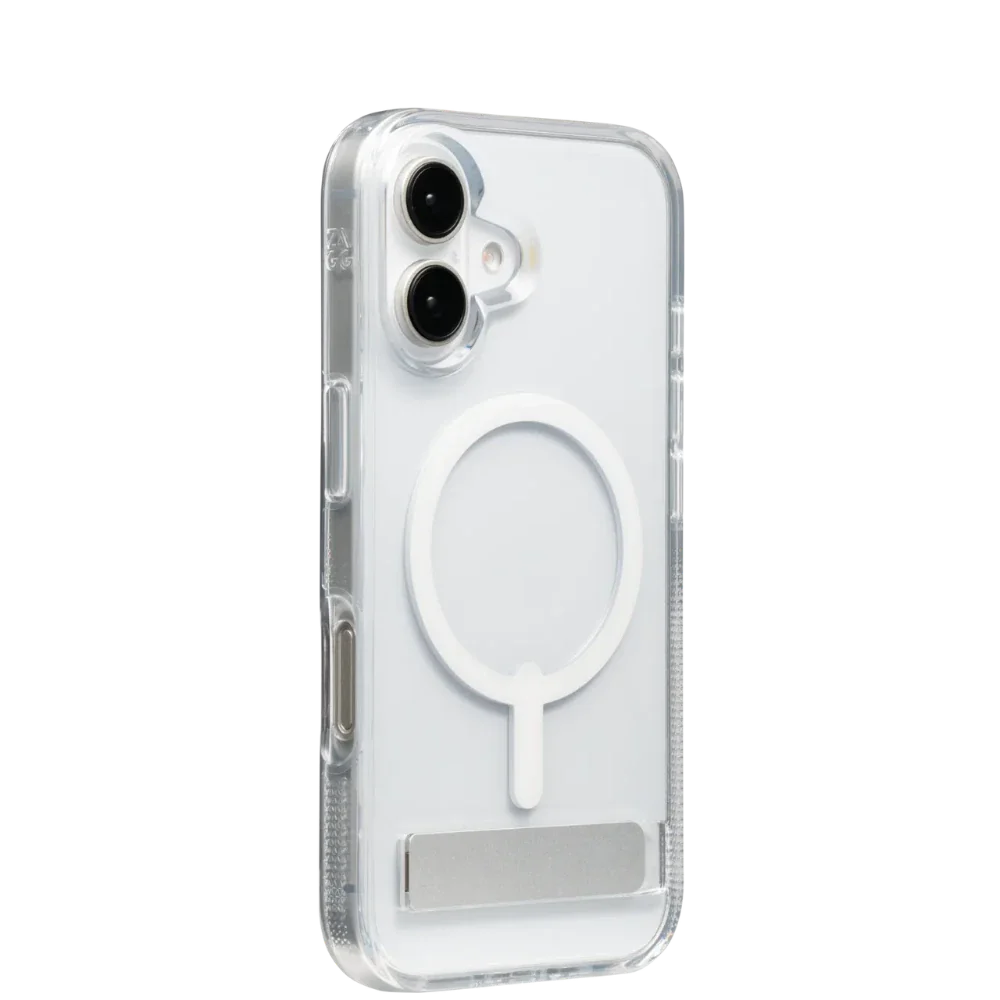 Case Zagg Kickstand Crystal Palace Snap Magsafe para iPhone 16 - Transparente - Image 10