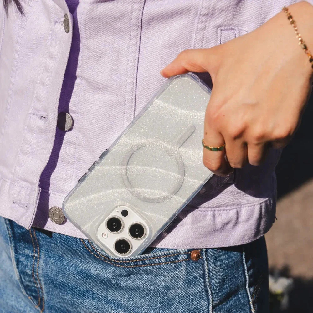 Case Zagg Milan Snap con MagSafe para iPhone 16 Pro - Plateado - Image 5