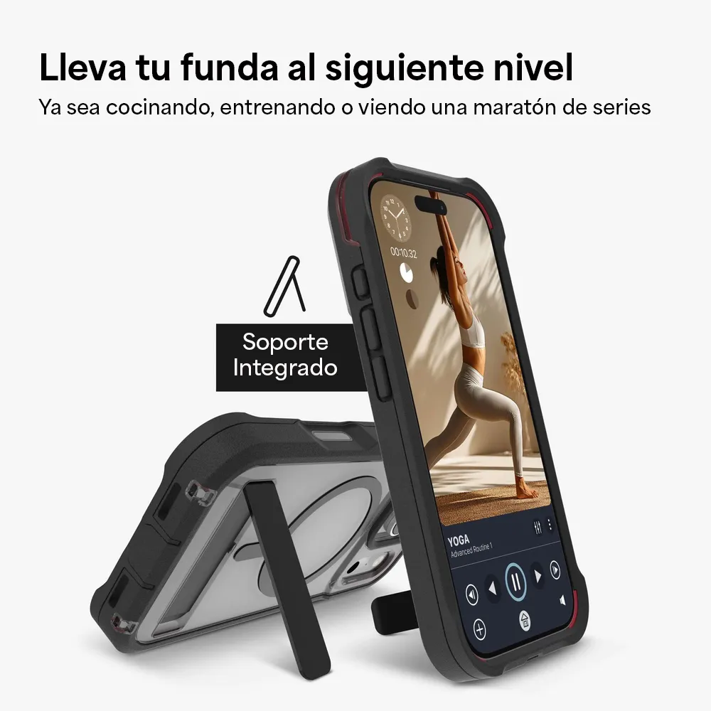 Case ZAGG Rainier con MagSafe KS para iPhone 17 - Negro Humo - Image 7