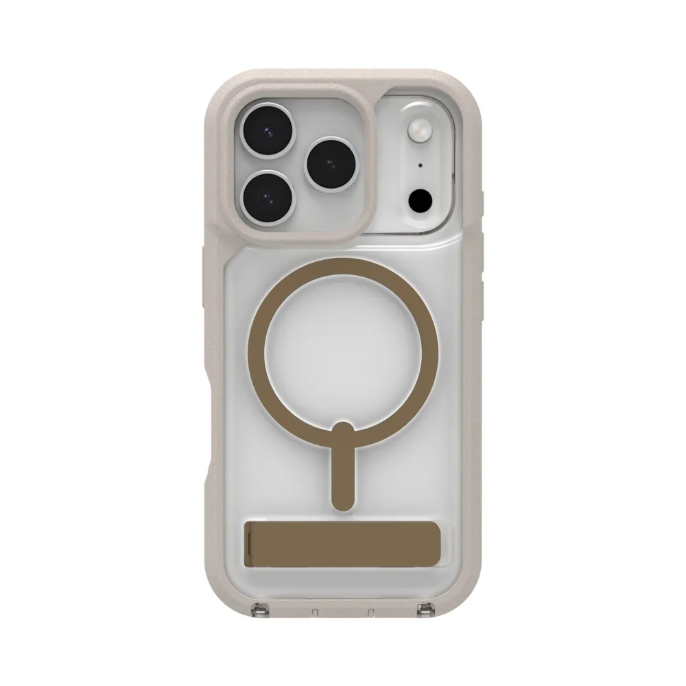 Case ZAGG Rainier con MagSafe KS para iPhone 17 Pro Max - Beige arenisca