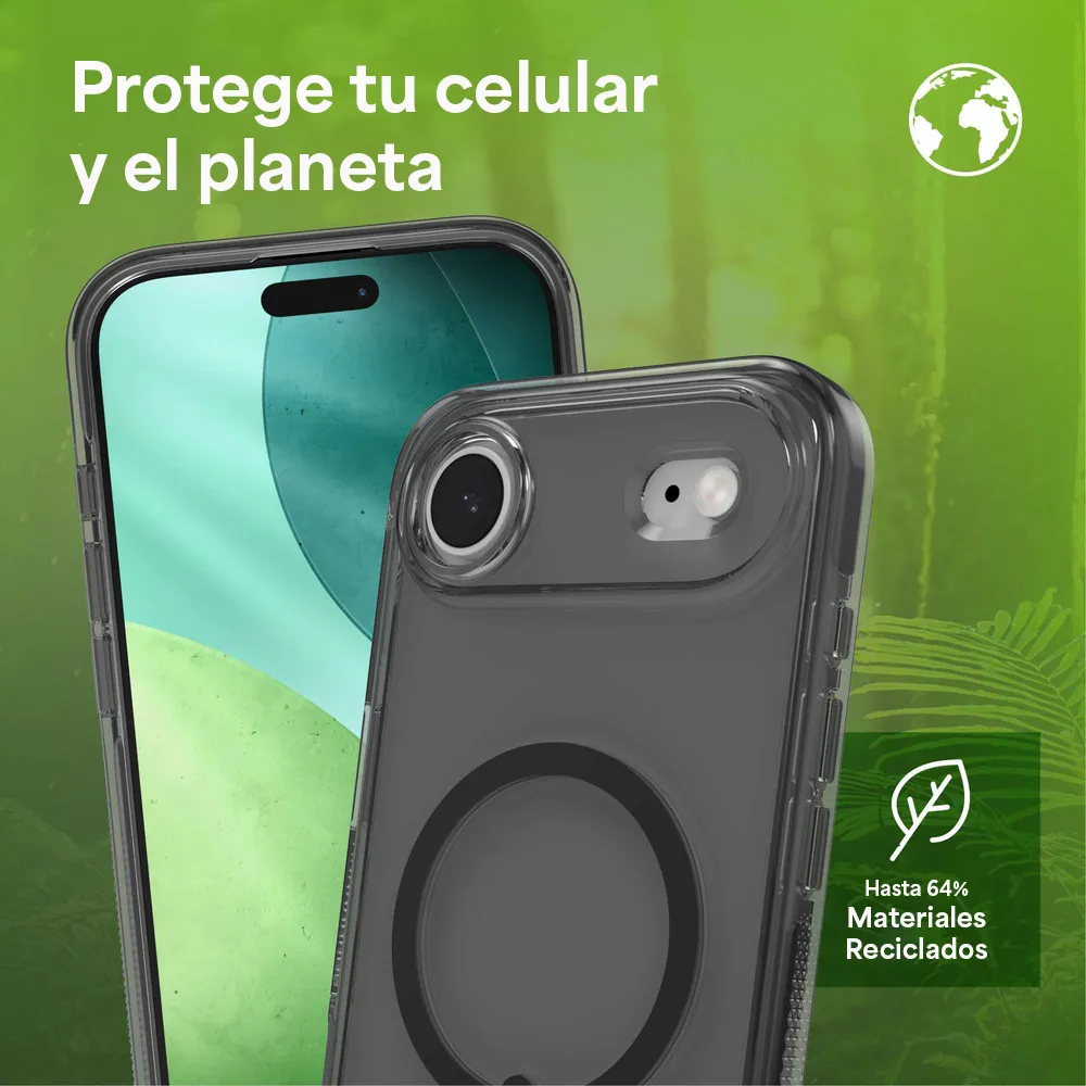 Case ZAGG Santa Cruz con MagSafe KS para iPhone 17 Air - Negro Medianoche - Image 12