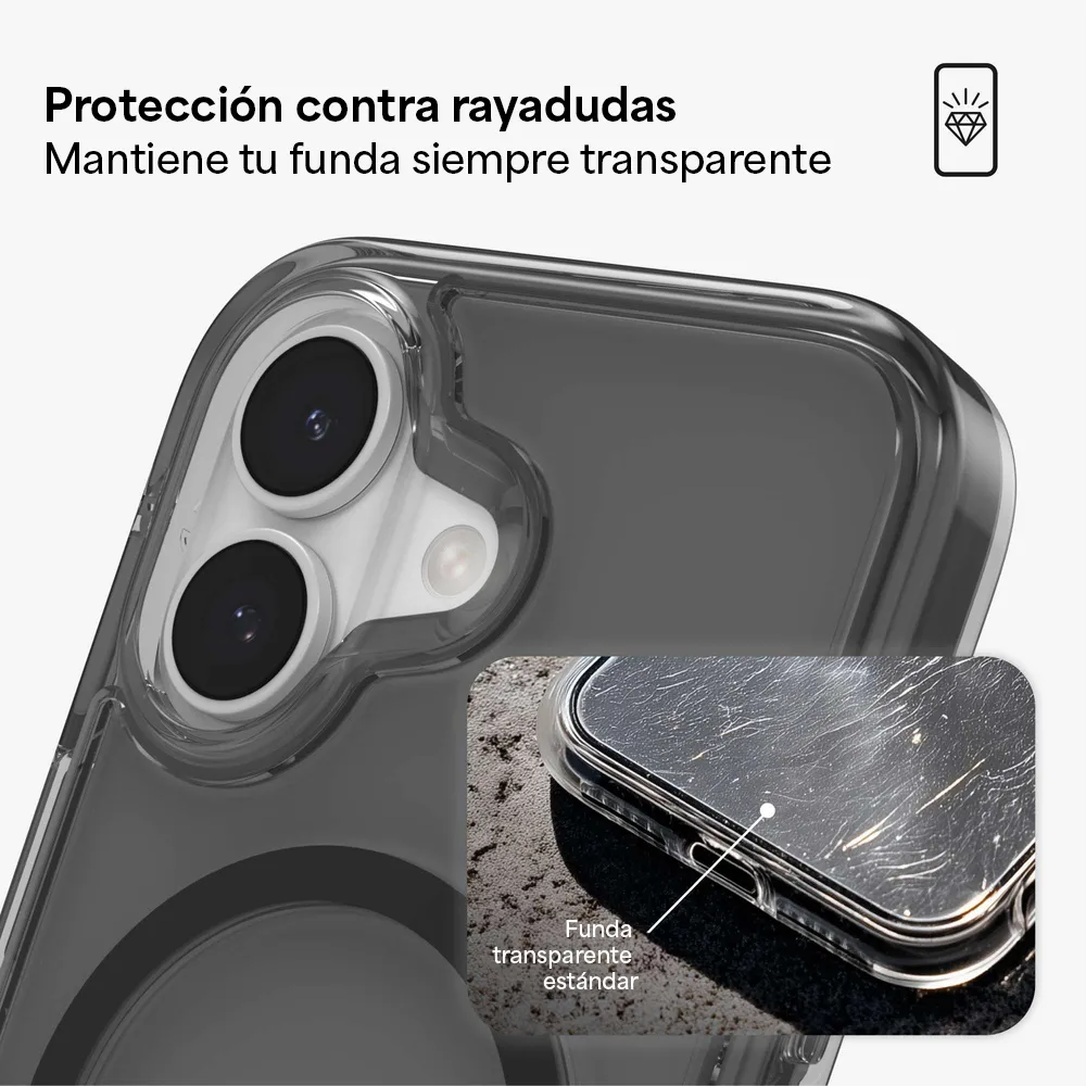 Case ZAGG Santa Cruz con MagSafe KS para iPhone 17 - Negro Medianoche - Image 6