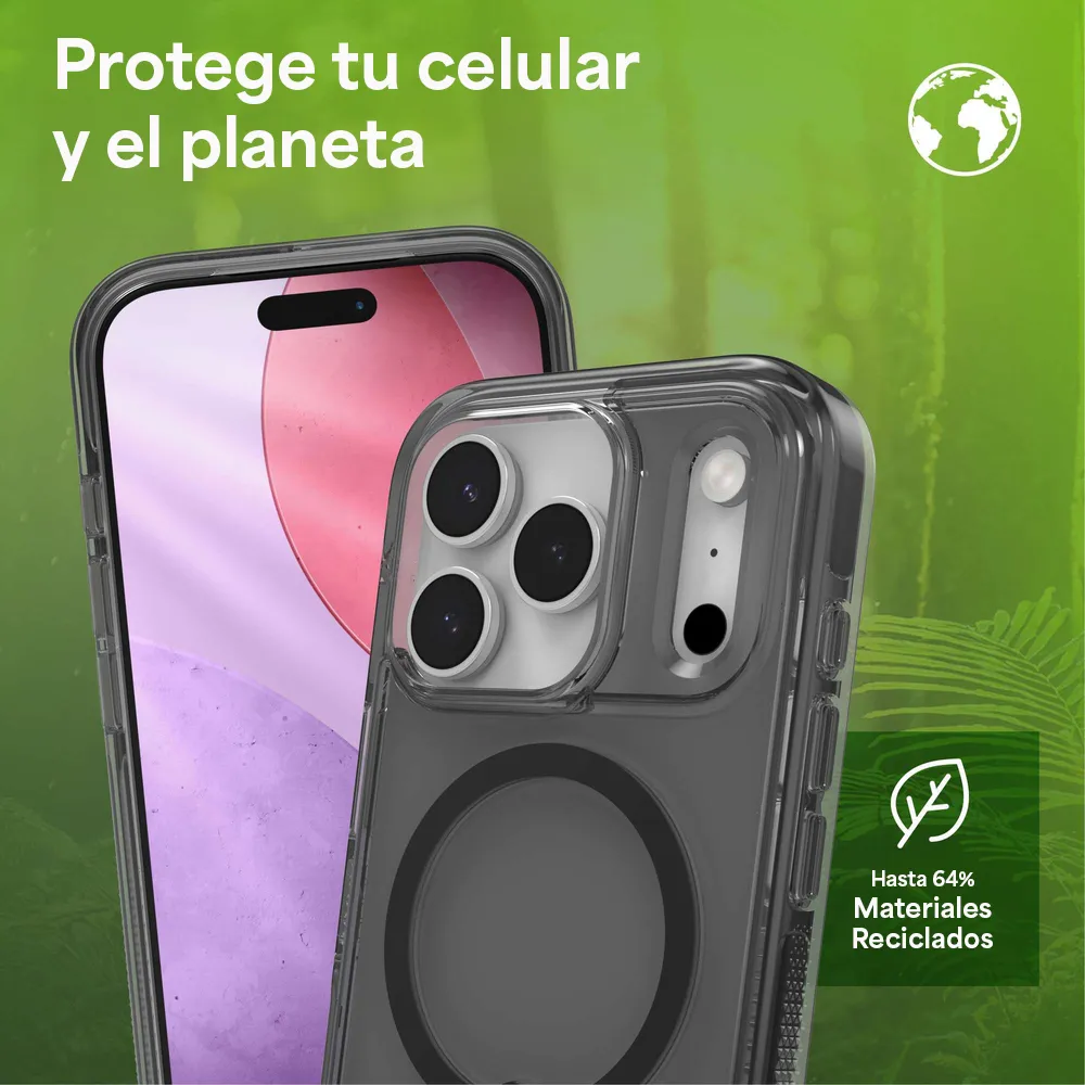 Case ZAGG Santa Cruz con MagSafe KS para iPhone 17 Pro Max - Negro Medianoche - Image 12