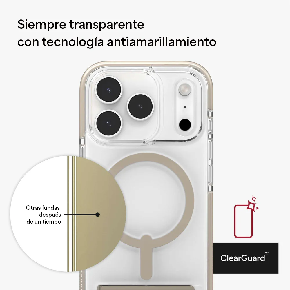 Case ZAGG Santa Cruz Snap MagSafe KS para iPhone 17 Pro Max - Titanio - Image 5