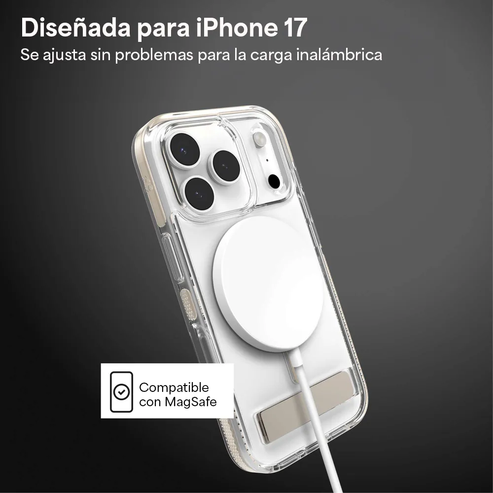 Case ZAGG Santa Cruz Snap MagSafe KS para iPhone 17 Pro Max - Titanio - Image 8