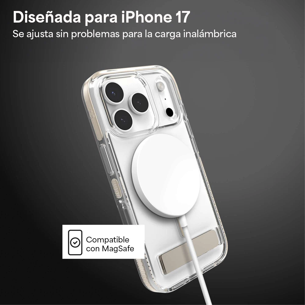 Case ZAGG Santa Cruz Snap MagSafe KS para iPhone 17 Pro - Titanio - Image 3