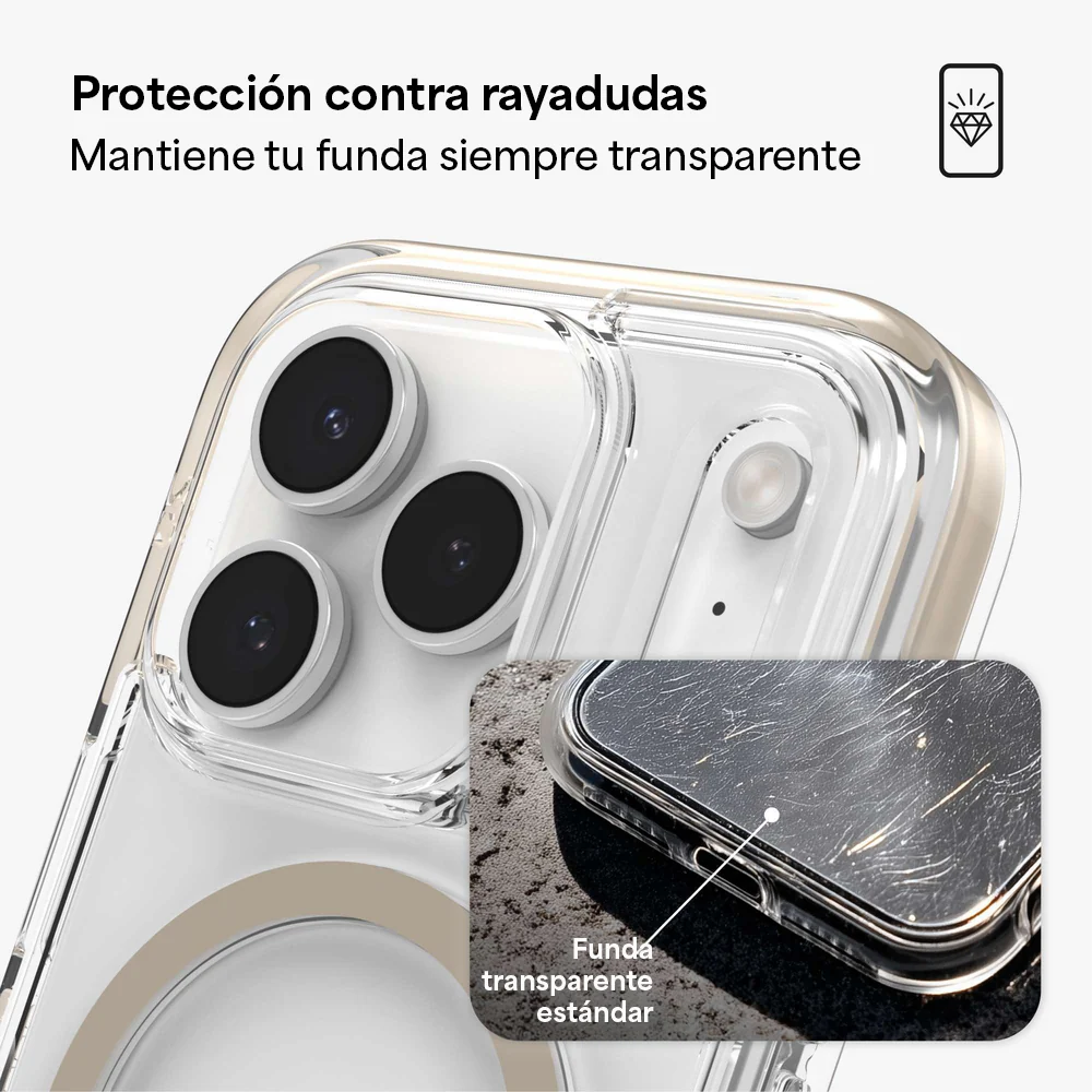 Case ZAGG Santa Cruz Snap MagSafe KS para iPhone 17 Pro - Titanio - Image 6