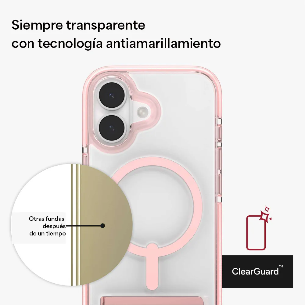 Case Zagg Santa Cruz Snap Magsafe KS para iPhone 17 - Rosa Patel - Image 4