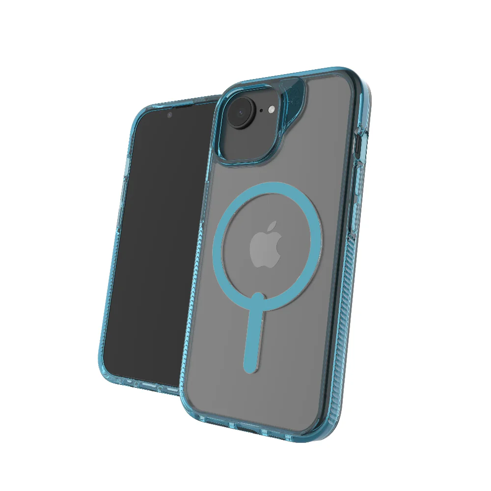 Case ZAGG Santa Cruz Snap Magsafe para iPhone 16e/17e - Azul
