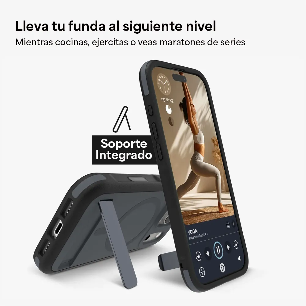 Case ZAGG Sedona Snap MagSafe KS para iPhone 17 Pro Max - Carbón - Image 9