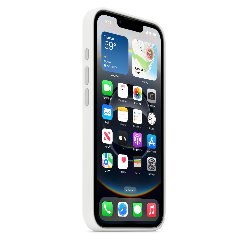 Funda de silicón para el iPhone 16e – Blanco - Image 3