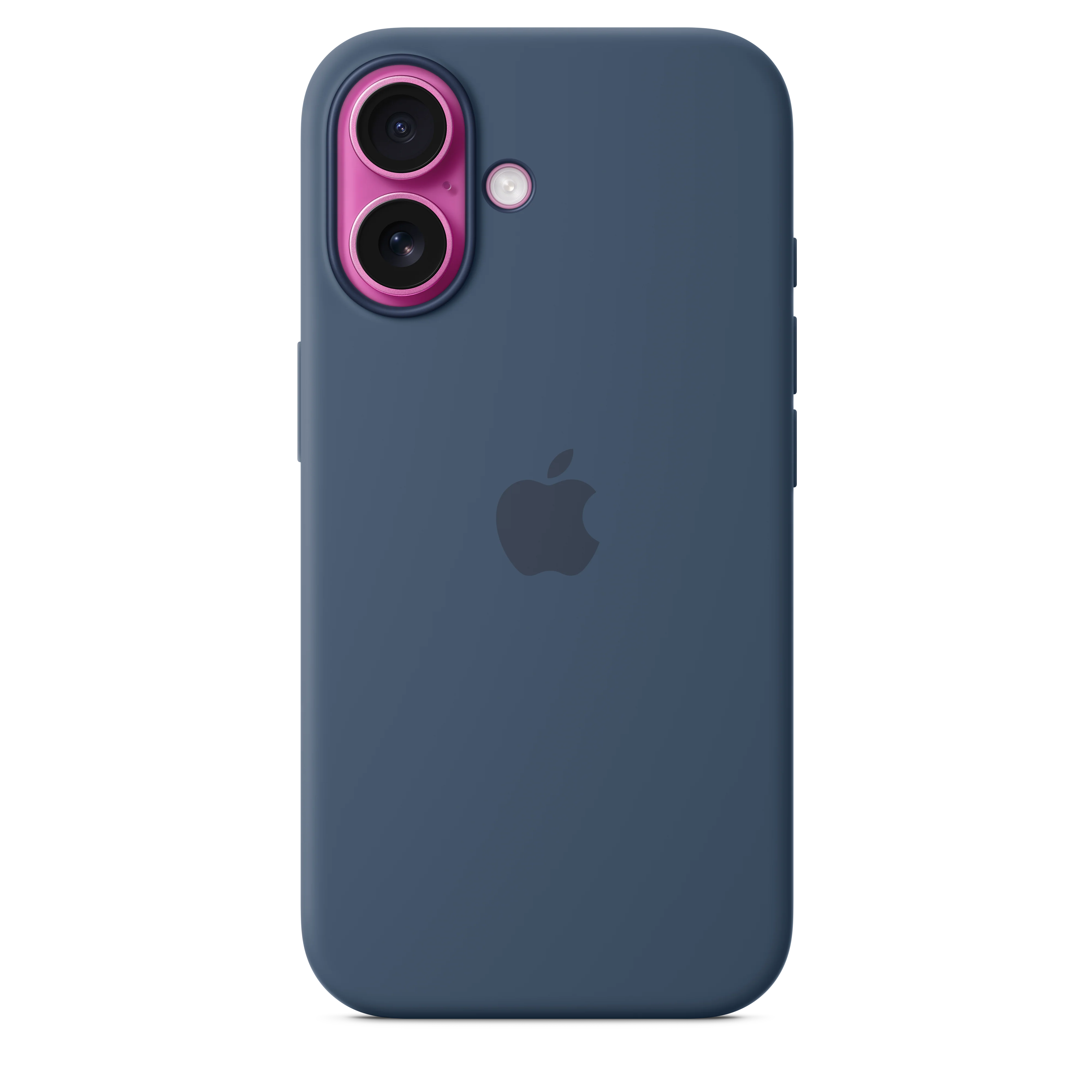 Funda de silicón con MagSafe para el iPhone 16 - Azul denim - Image 3