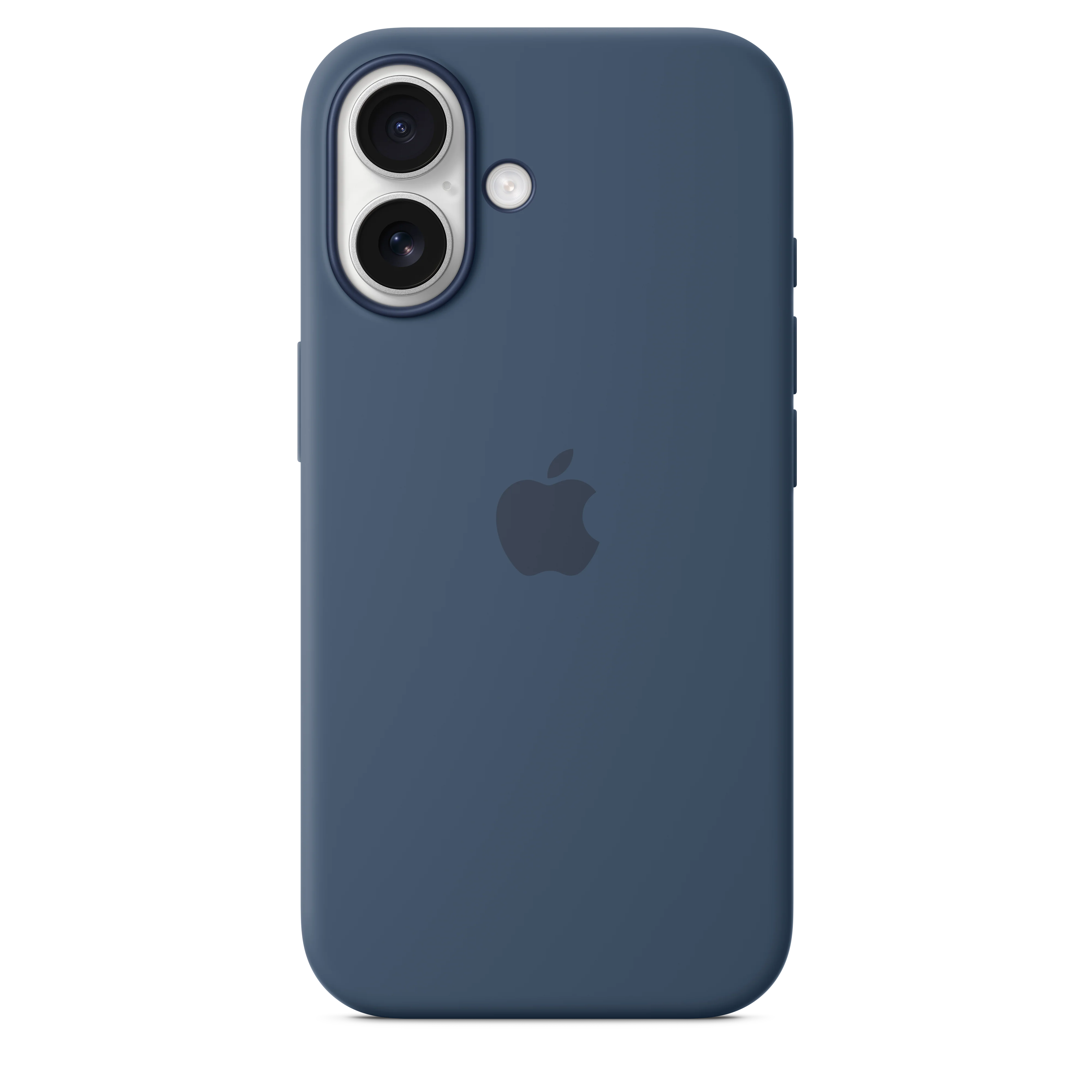 Funda de silicón con MagSafe para el iPhone 16 - Azul denim - Image 4