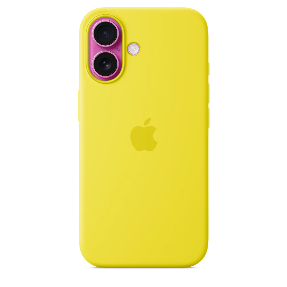 Funda de silicón con MagSafe para el iPhone 16 - Amarillo carambola - Image 3