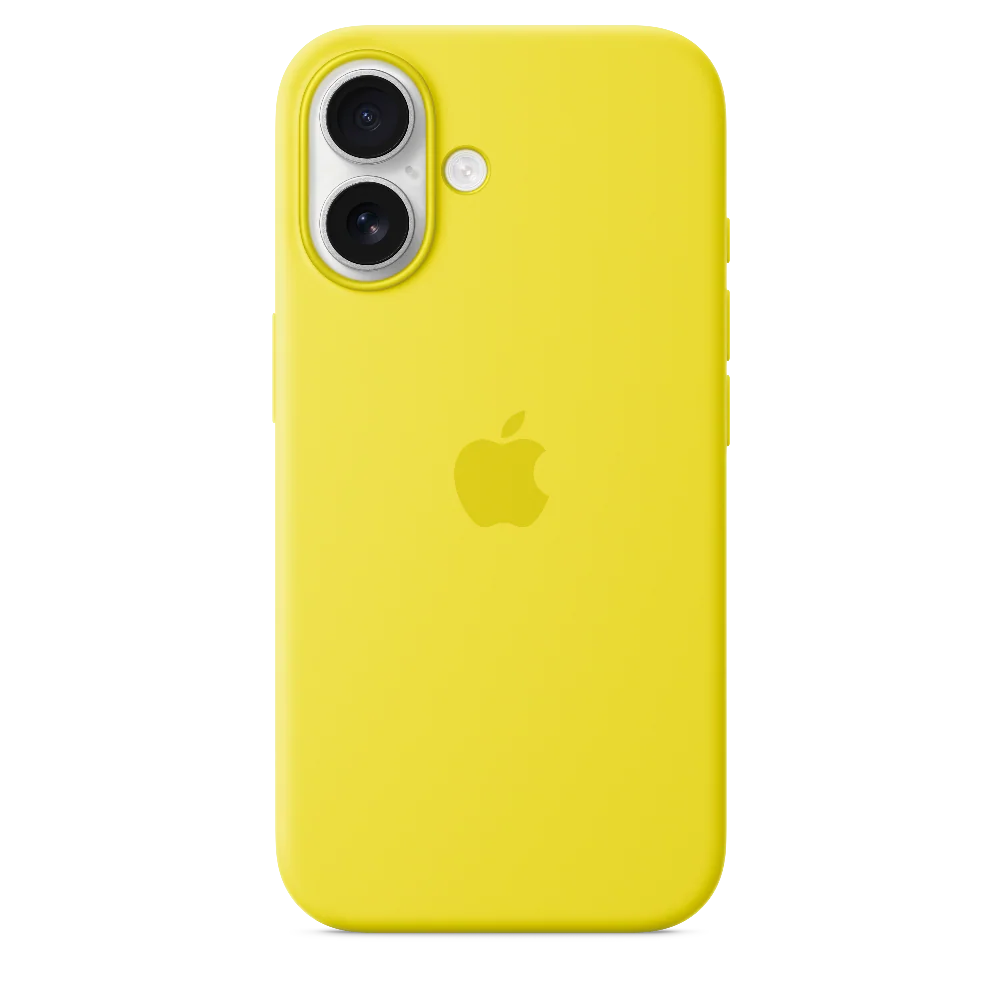 Funda de silicón con MagSafe para el iPhone 16 - Amarillo carambola - Image 4