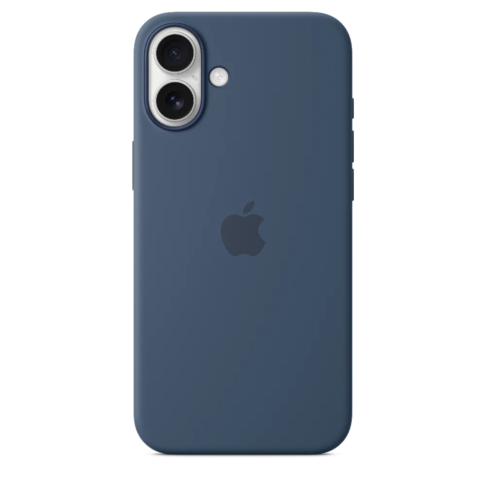 Funda de silicón con MagSafe para el iPhone 16 Plus - Azul denim - Image 4