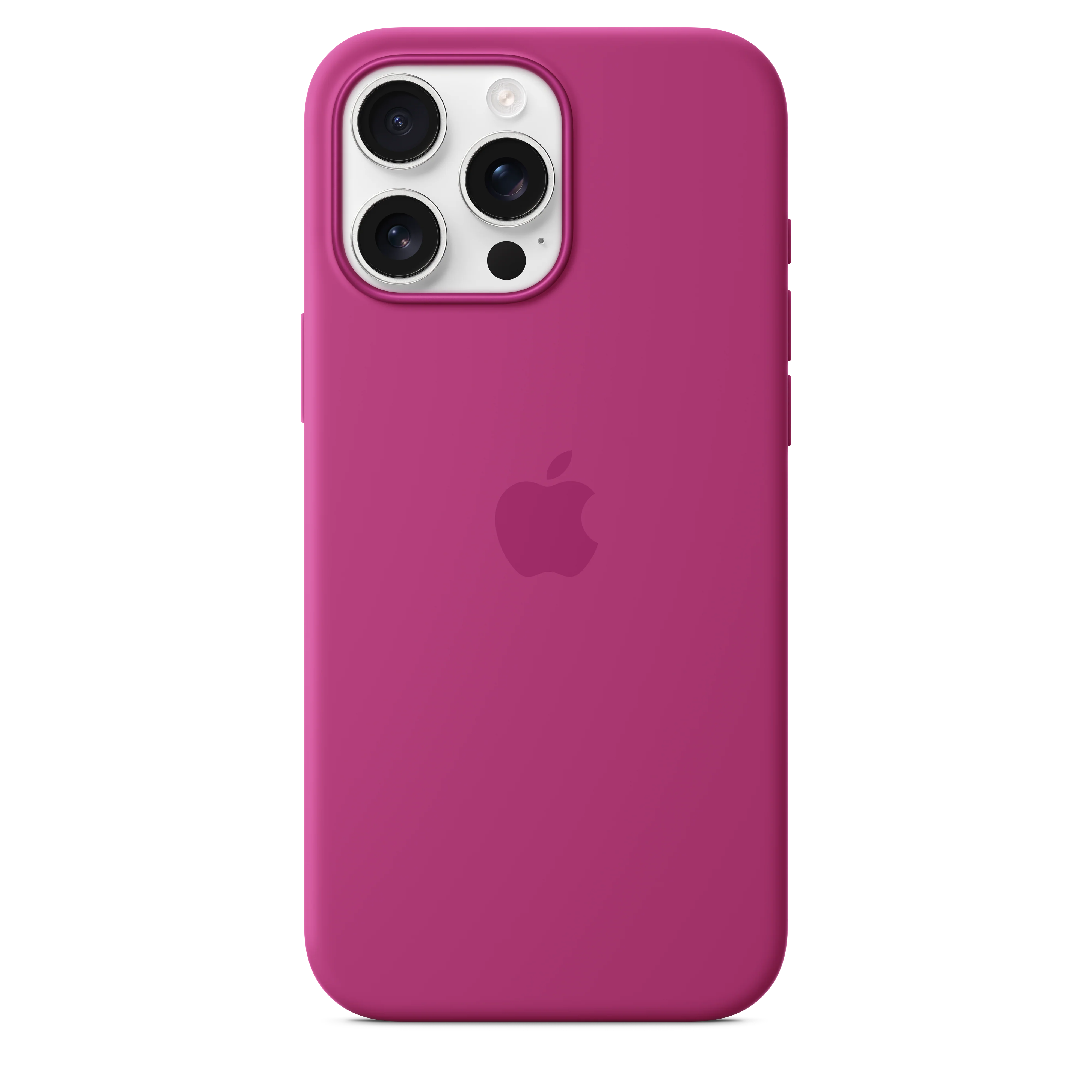 Funda de silicón con MagSafe para el iPhone 16 Pro Max - Fucsia - Image 3