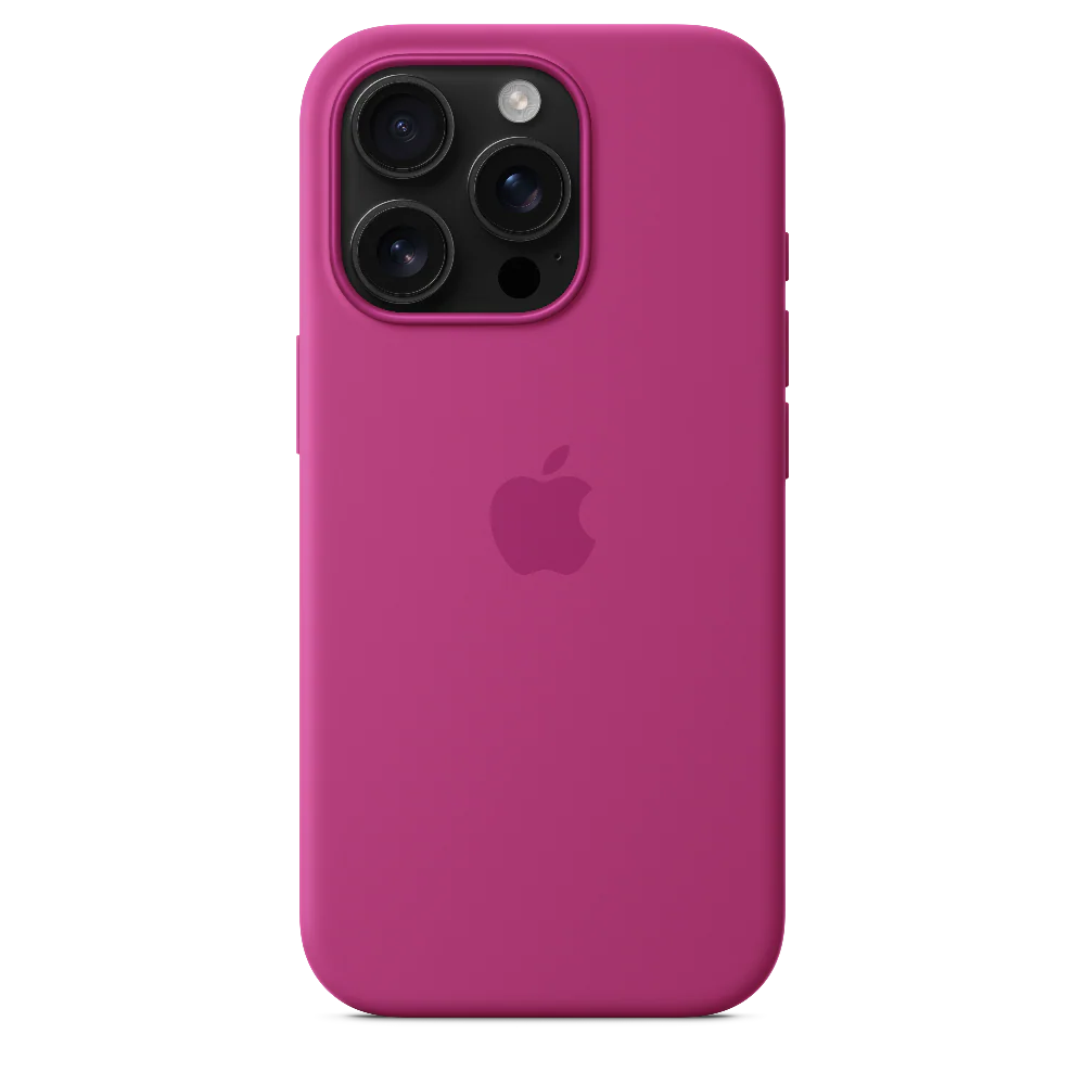 Funda de silicón con MagSafe para el iPhone 16 Pro - Fucsia - Image 4