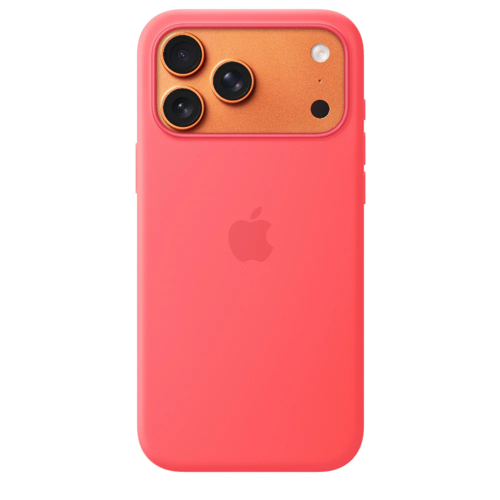 Funda de silicón con MagSafe para el iPhone 17 Pro Max – Color guayaba brillante - Image 2