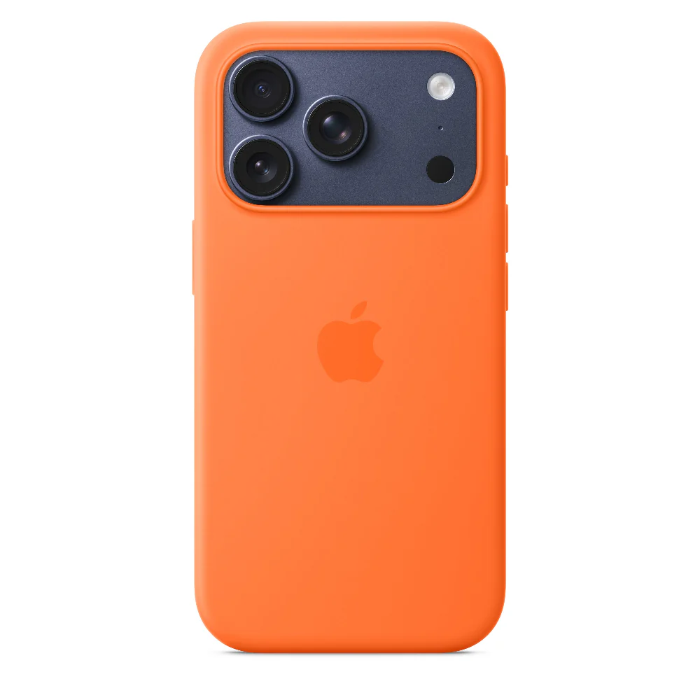 Funda de silicón Apple con MagSafe para el iPhone 17 Pro – Naranja - Image 3