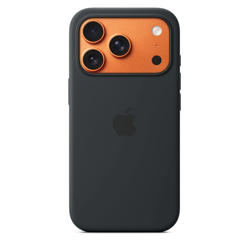 Funda de silicón Apple con MagSafe para el iPhone 17 Pro – Negro
